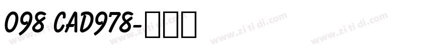 098 CAD978字体转换